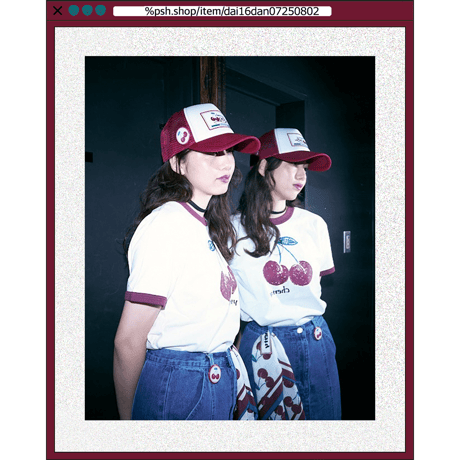 %psh cherry can badge　/　OPS-2505 BURGUNDY