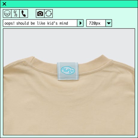 %psh Hyena long sleeve tee　/　OPS-2402 BEIGE