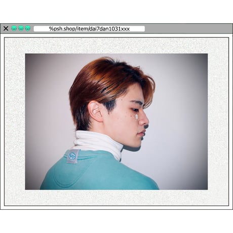 %psh crayon patch sweat　/　OPS-WA003 WHITE