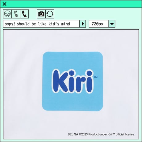 %psh Kiri™ long sleeve tee　/　KIR-OPS2301 WHITE