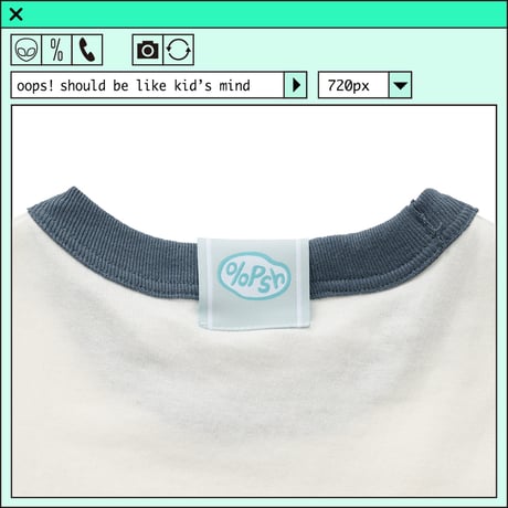 ％psh Orion Beer ringer tee　/　OR-OPS2401 NATURAL×DENIM