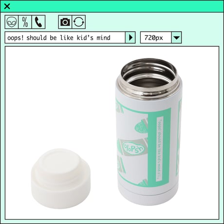 %psh crayon art tumbler　/　OPS-2209 WHITE