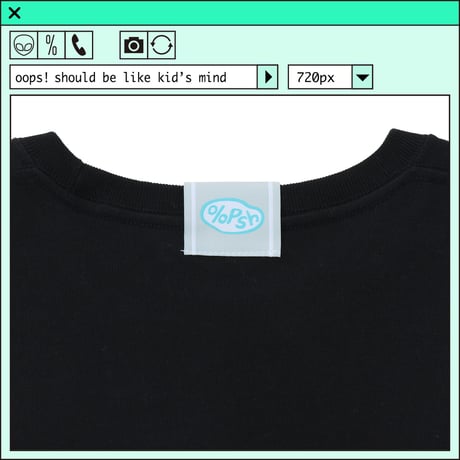 %psh HeM long sleeve tee　/　HM-OPS2201 BLACK