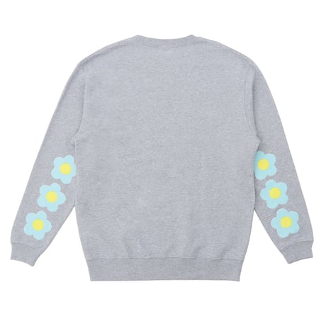 %psh  flower sleeve Sweat / OPS-2104 MGY