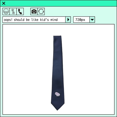 %psh Hyena tie　/　OPS-2404 NAVY