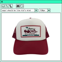 %psh cherry cap　/　OPS-2503 BURGUNDY×WHITE