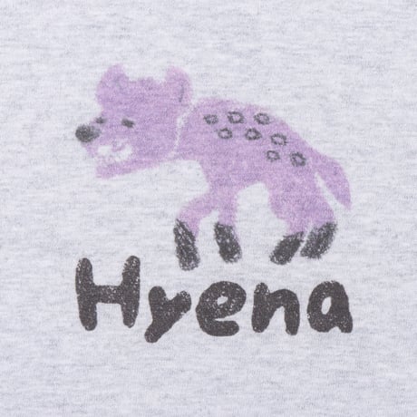 %psh Hyena Long Sleeve Tee / OPS-2102 ASH