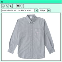 %psh Hyena Long Sleeve Shirt　/　OPS-2201 GRAY