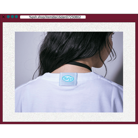 %psh heart tee　/　OPS-2502 WHITE
