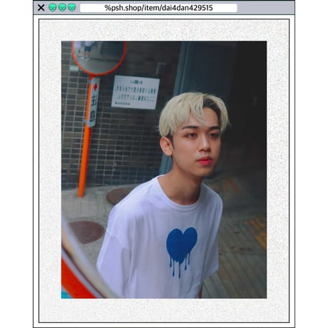 %psh retro crayon art Tee　/　OPS-2206 MINT