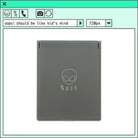 %psh symbol logo mirror　/　OPS-2204 BLACK
