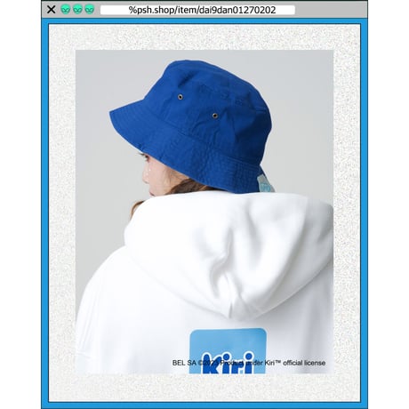 %psh Kiri™ hat　/　KIR-OPS2303 BLACK