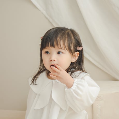 ちょうちょブラウス_半袖_90サイズ