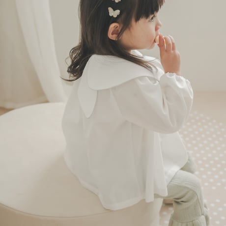 ちょうちょブラウス_半袖_90サイズ