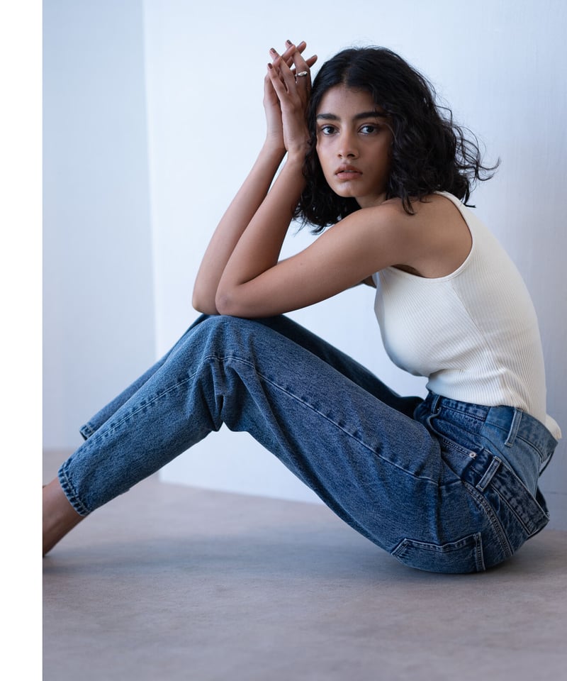 STEP UP STRAIGHT DENIM | OLNE NUE