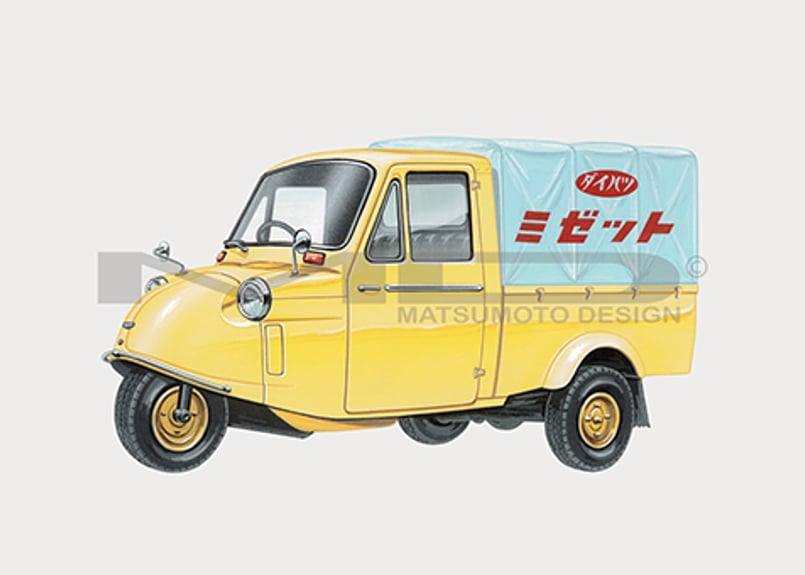 限定100枚】 作品No159 『ダイハツミゼット』 1980年 プリモア 限定100枚】 作品No159 『ダイハツミゼット』 1980年 プリモア