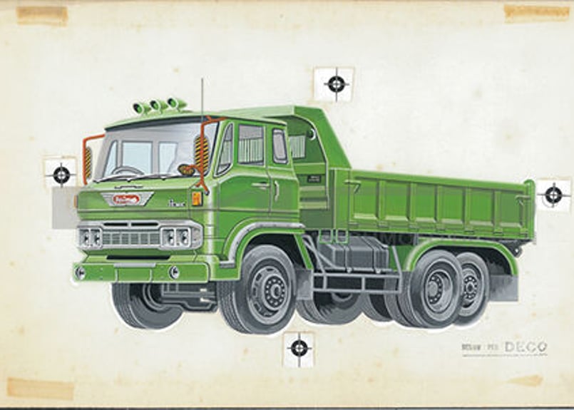 絶版 新品未組立 日野 KFカーゴ S46年式