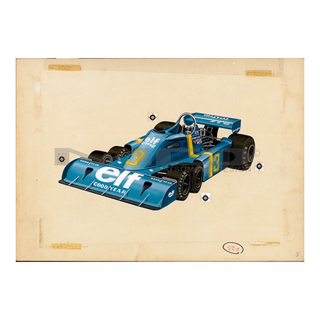 限定100枚】 作品No外国車42 『タイレル P34 フォード』 1977年