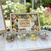 【ゲスト参加型 結婚証明書】フラワーセレモニー｜パステルでおしゃれな感動演出