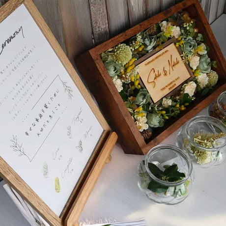 【ゲスト参加型 結婚証明書】フラワーセレモニー｜ガーデンウェディングにぴったりな感動演出