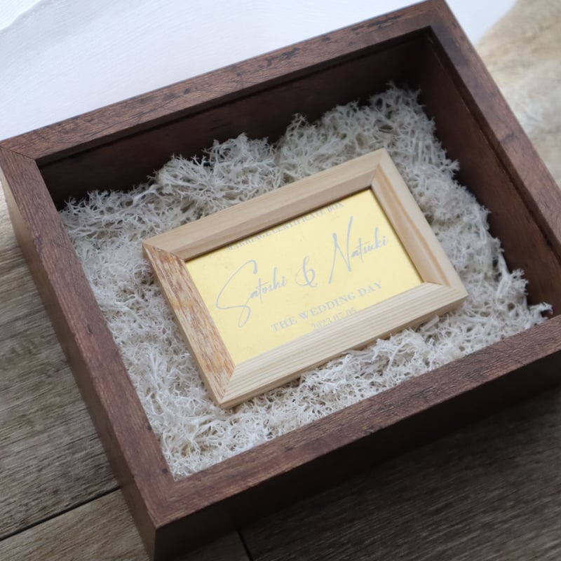 Marty Bell『Rose Bower Cottage』限定品・証明書付き 延期保証】フラワーセレモニー結婚証明書（アンティークブラウン