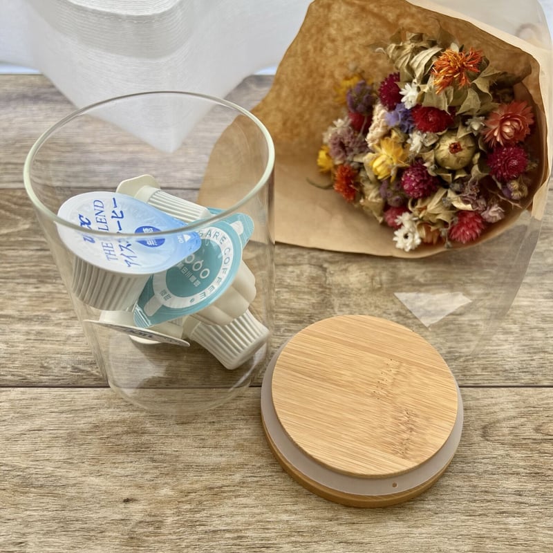 名入れギフト】オリジナル木製ガラス瓶 縦長Ver | きぬの木堂