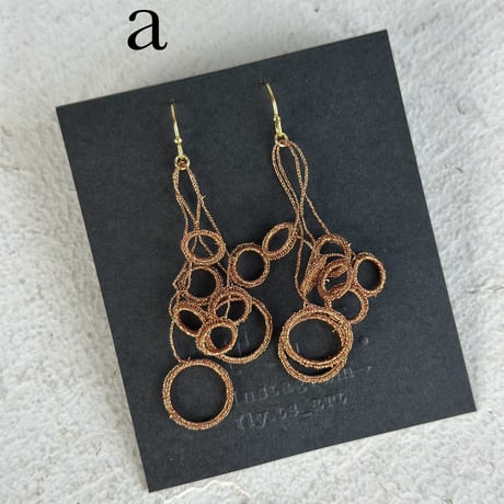 ＊カラーオーダー＊波紋のピアス、イヤリング。
