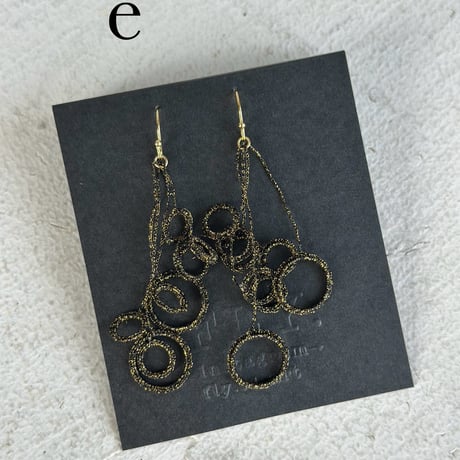 ＊カラーオーダー＊波紋のピアス、イヤリング。