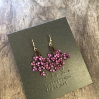 ルビーインゾイサイトの水滴ピアス、イヤリング。小さめ。 | FLY