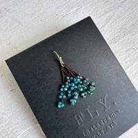 ルビーインゾイサイトの水滴ピアス、イヤリング。小さめ。 | FLY