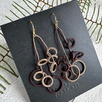 ルビーインゾイサイトの水滴ピアス、イヤリング。小さめ。 | FLY