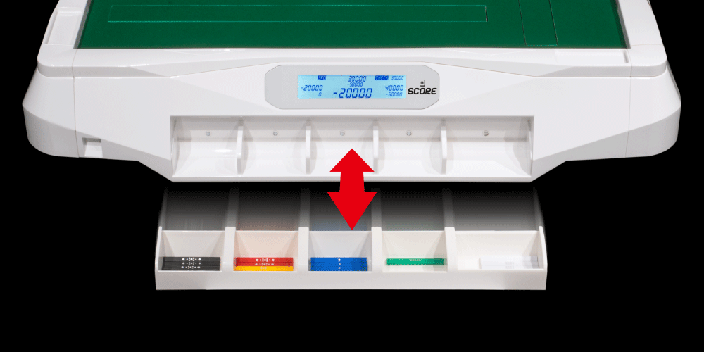 スリムスコア28 点数表示無しです アルバン 全自動麻雀卓「スリム / Slim」・「アモス / AMOS