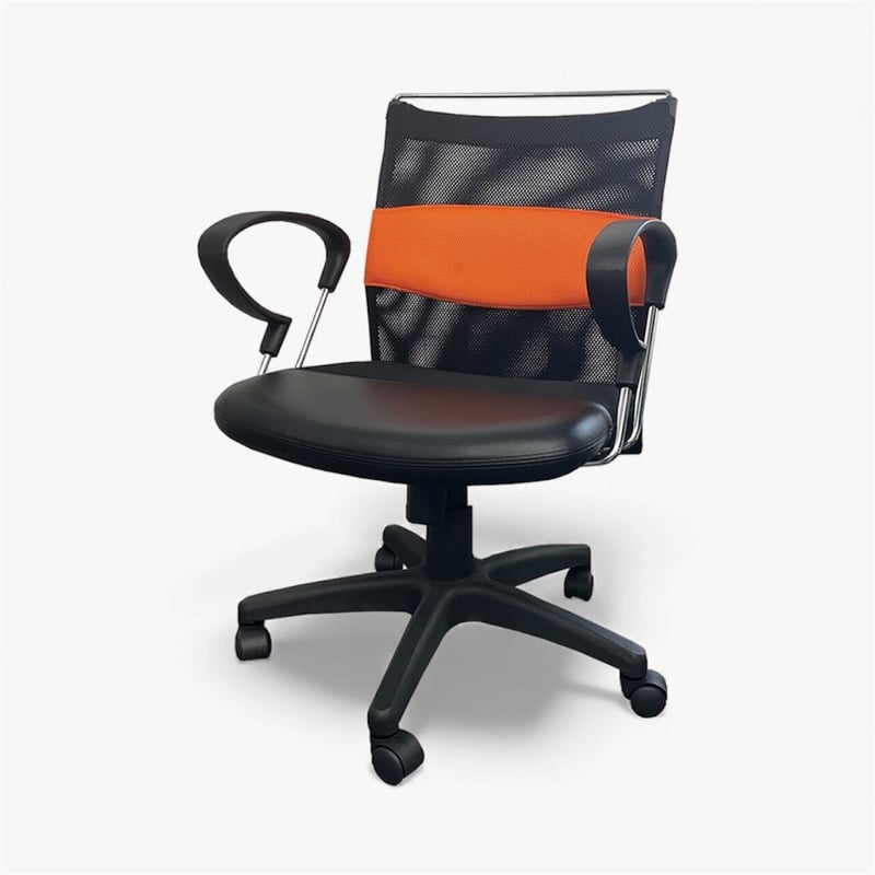 業務用椅子】ミラノ（復刻）｜メッシュ＋PVC・高さ調整式｜3年保証