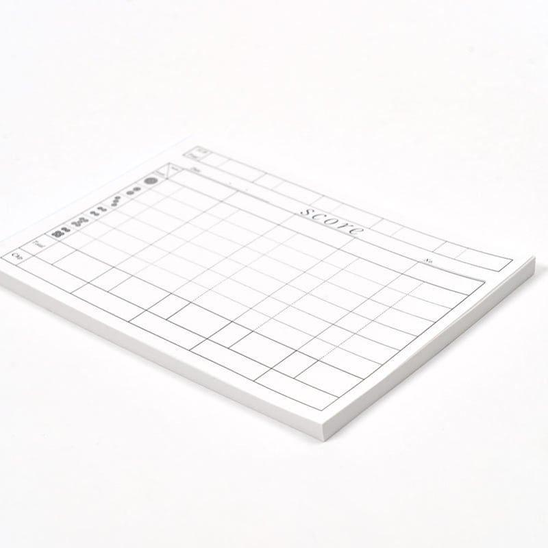 スコアカード 点数記録用 お得な10冊パック | 麻雀用具のマツオカ株式会社