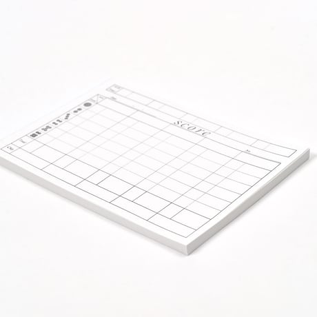 スコアカード 点数記録用1冊単品 麻雀用