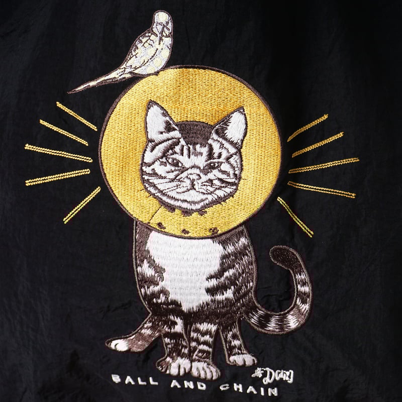 【廃盤⭐︎新品未使用】ボールアンドチェーン 猫 エリザベスカラー　ブラック レア☆ ボールアンドチェーン Ball ＆ Chain エリザベスカラーキャット