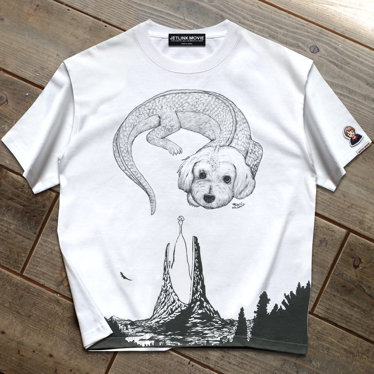 ☆おまけ付き☆ホワイト Tee 【JETLINK】幻想と冒険の旅路へ