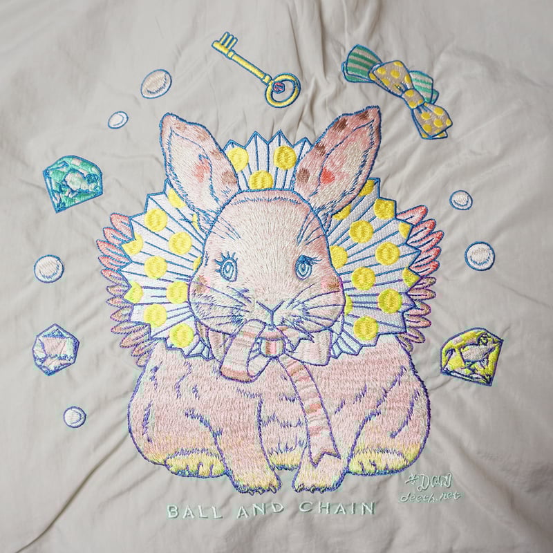 heidi. ウサギ　バッグ 魔法うさぎの召喚／Lサイズ【Ball & Chain】エコバッグ | D[di