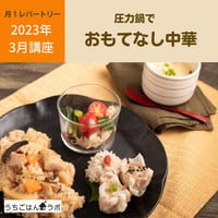 【動画レッスン・レシピ付】圧力鍋でおもてなし中華（全５レシピ）