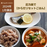 【動画レッスン・レシピ付】圧力鍋でからだリセットごはん（全６レシピ）