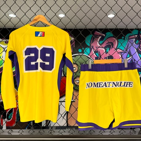 NORTH SIDE BUTCHERS『LAKERS』RASH GUARD YELLOW