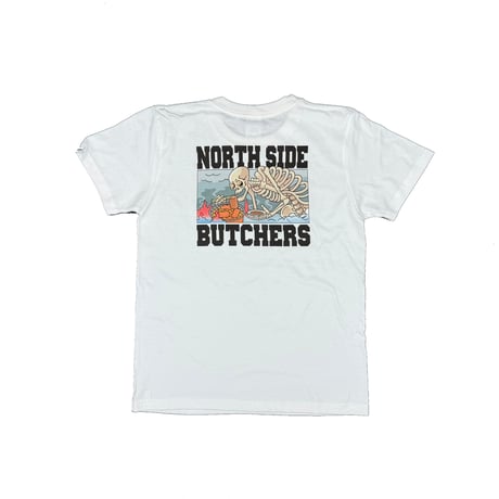 NORTH SIDE BUTCHERS "焼肉ガシャ髑髏"KIDS T-SHIRT