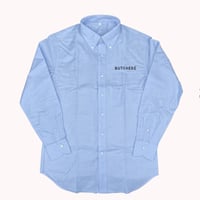 NORTH SIDE BUTCHERS LOGO Oxford shirt SAX