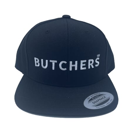 NORTH SIDE BUTCHERS " BUTCHERS TM” BASE BALL CAP BLACK