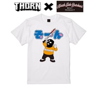 THORN×NORTH SIDE BUTCHERS 『ジャイアン』 T-shirt WHITE