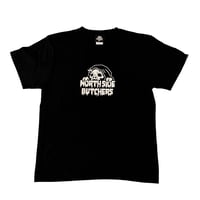 らぁめん ぶんた。×NORTH SIDE BUTCHERS  T-shirt BLACK