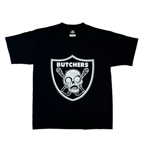 NORTH SIDE BUTCHERS "NFL" T-SHIRT  BLACK