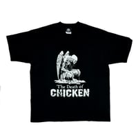 NORTH SIDE BUTCHERS "CHICKEN" T-SHIRT  BLACK