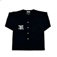 NORTH SIDE BUTCHERS "DABO" JAPANESE BASEBALL-shirt  BLACK