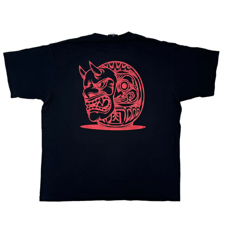 NORTH SIDE BUTCHERS "DARUMA" T-SHIRT  BLACK